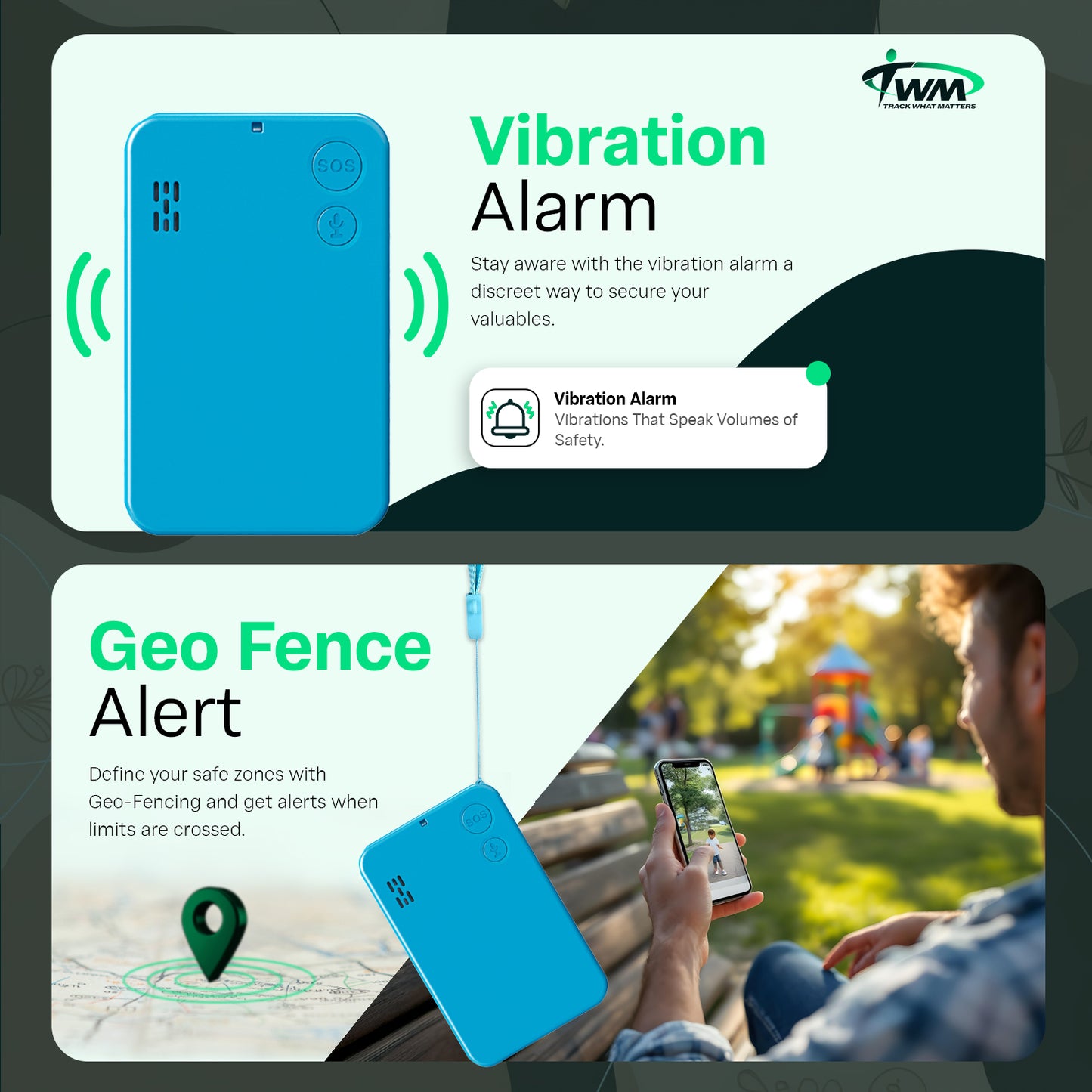 TWM 4G ID Card GPS Tracker