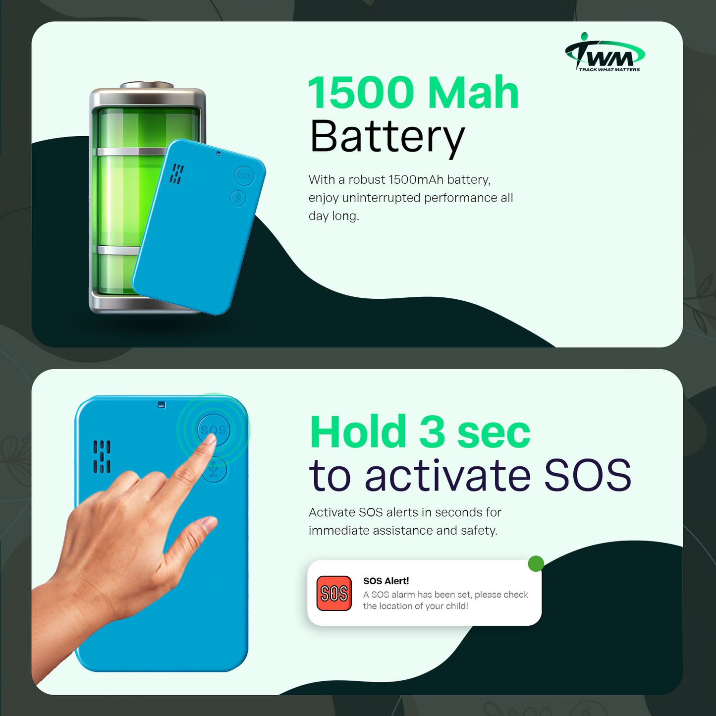 TWM 4G ID Card GPS Tracker