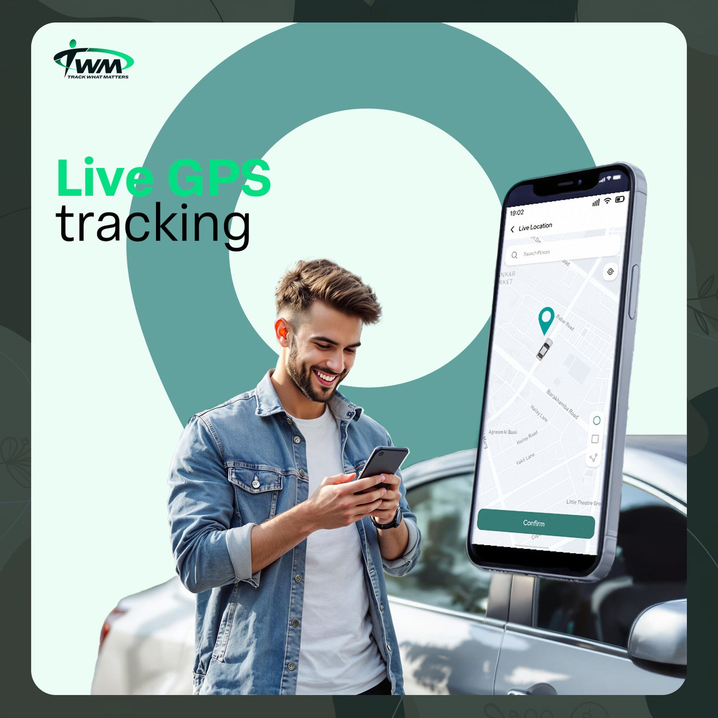 TWM Car Charger With GPS