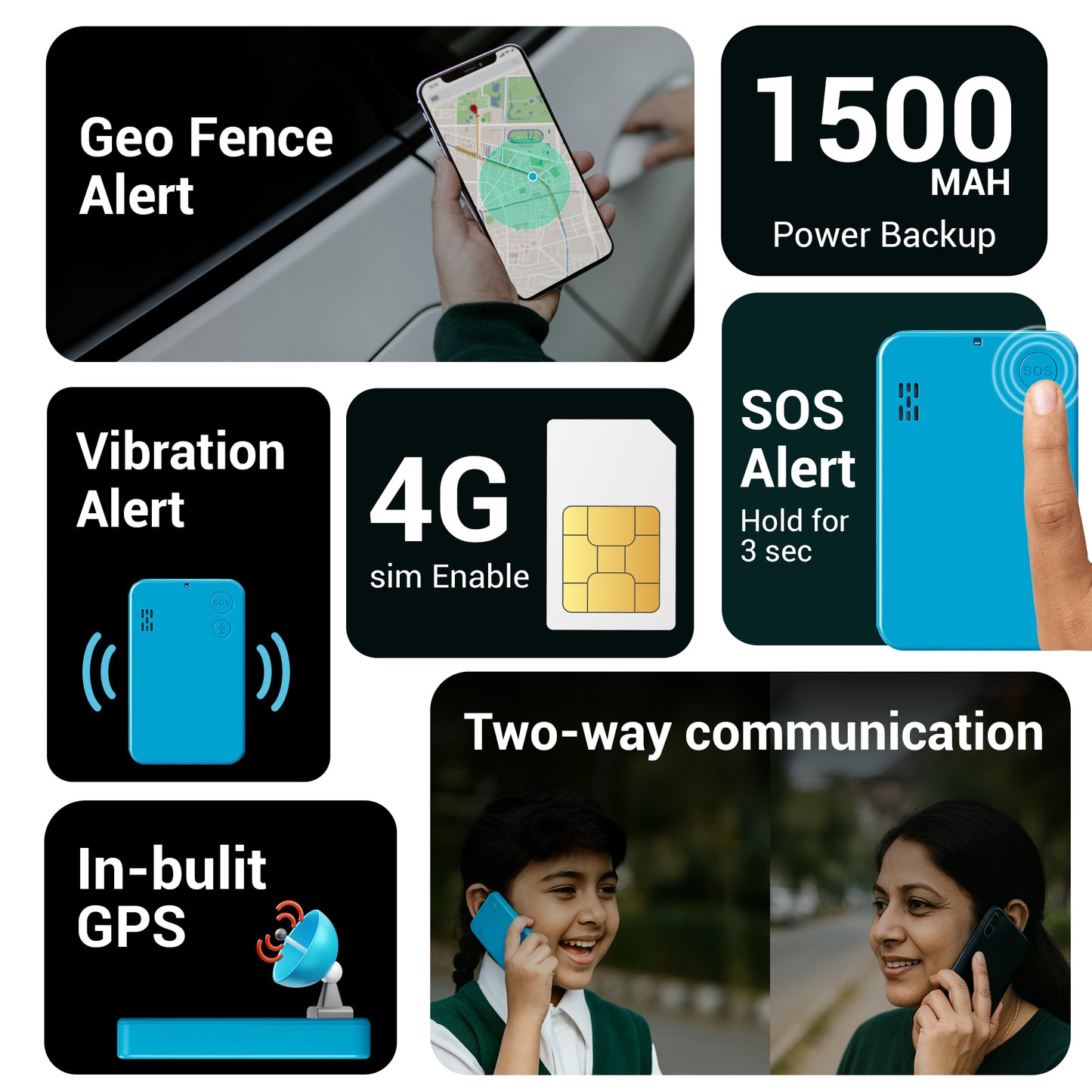 TWM 4G ID Card GPS Tracker