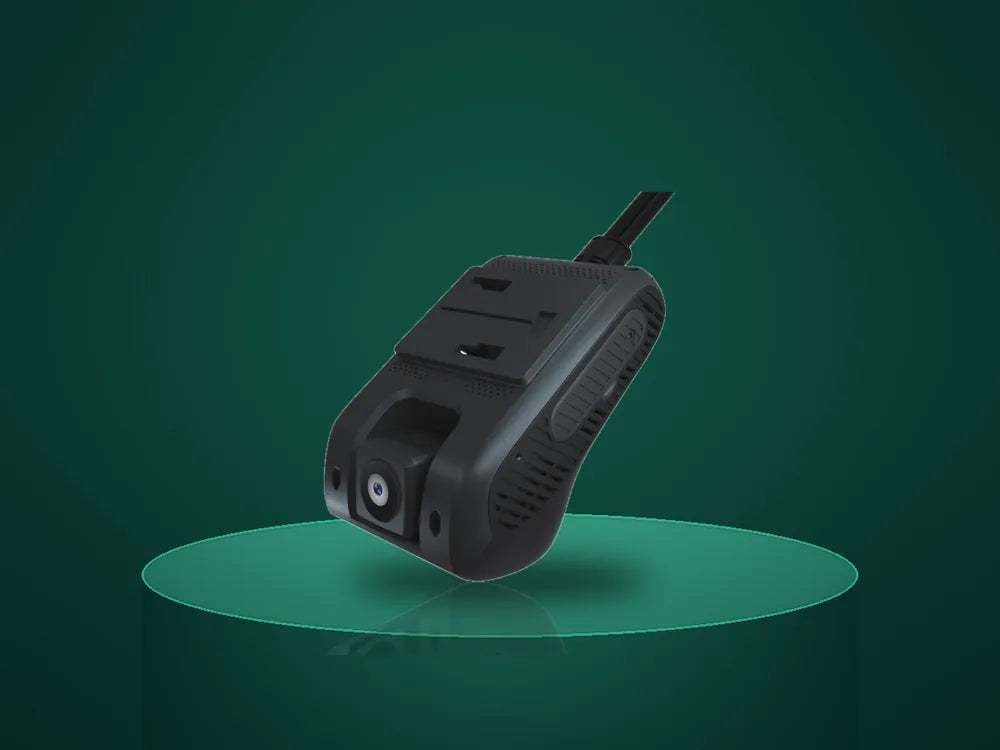 TWM AI Dash Cam on a display stand