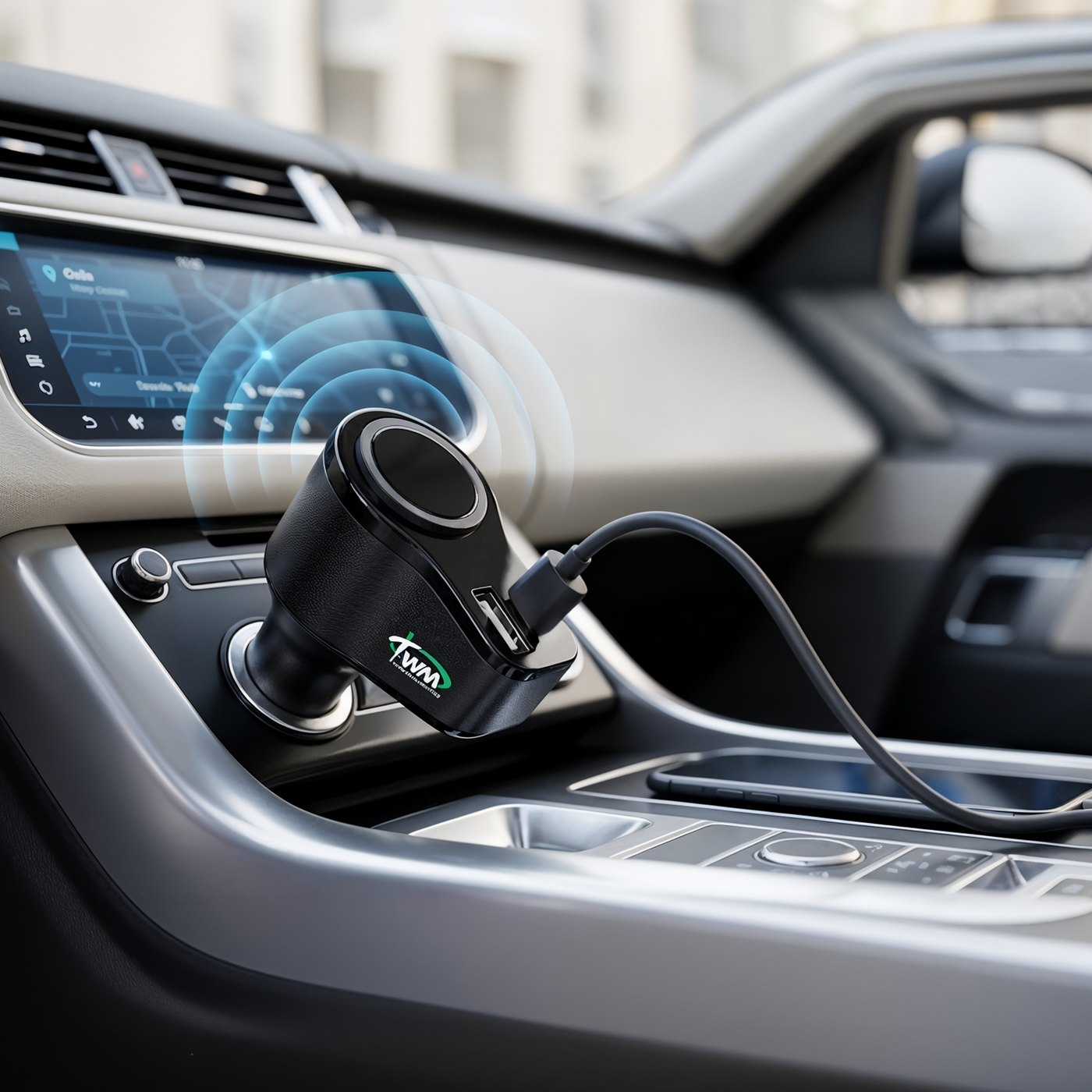Smart Security Inside a Car Charger