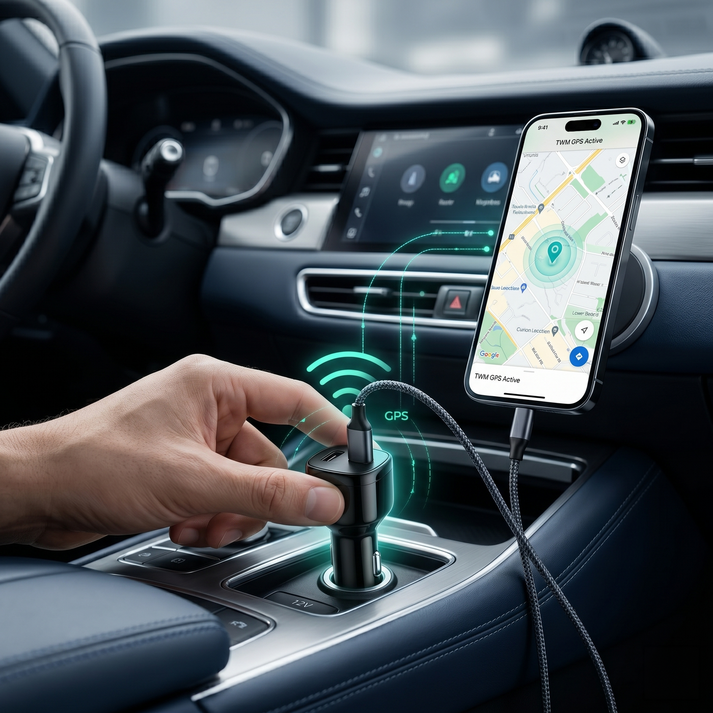 Smart Security Inside a Car Charger