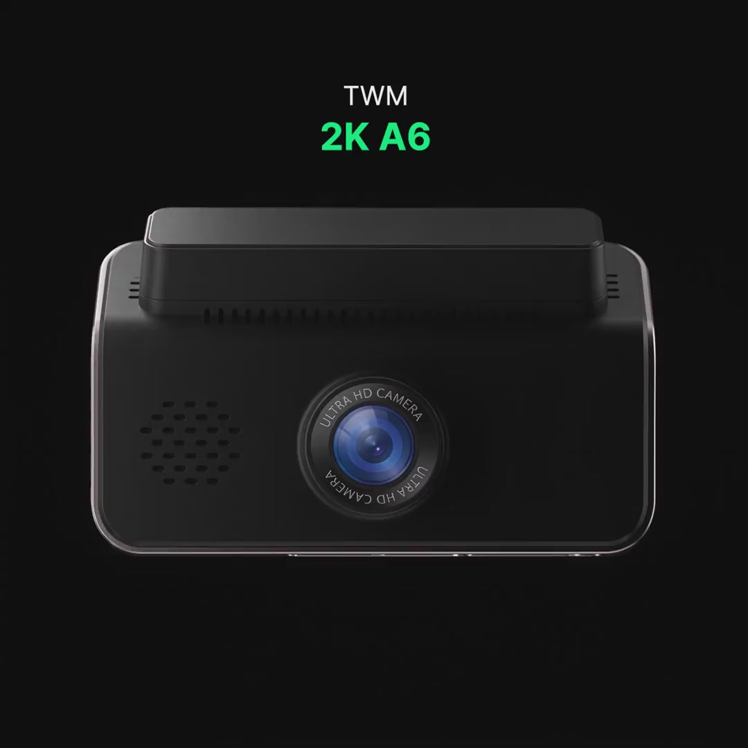 TWM A6 CarPlay dash cam product video