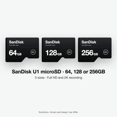 SanDisk U1 microSD Card for Dash Cam