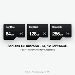 SanDisk U3 microSD Card for Dash Cam