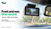 TWM A6 records 2K front and 1080p rear with loop recording