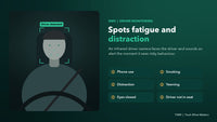 DMS driver monitoring: phone use, smoking, distraction, yawning, eyes closed and driver not in seat