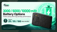 TWM G50 battery: about 100 days standby at a 10-minute interval