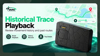 TWM G50 historical trace playback: route playback, history records and trip details
