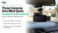 TWM R3: 2K front, 1080p cabin and 1080p rear recording in one dash cam