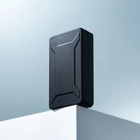 TWM S15 magnetic GPS tracker, angled view